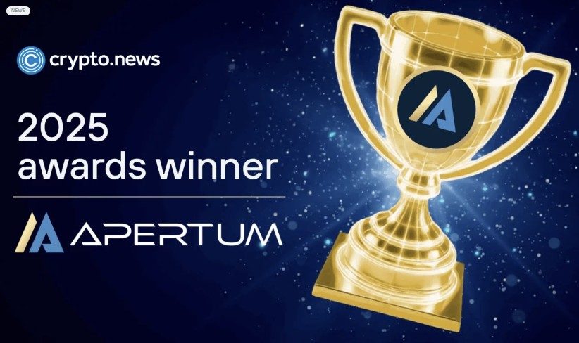 performing-markets-2025-apertum-award-winner Performing Markets 2025 Apertum blockchain award winner trophy